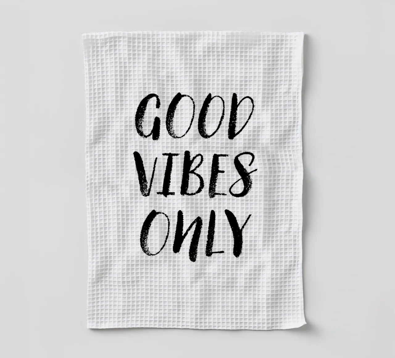 Good Vibes Only 1 torchon de The Type Club Tokyo