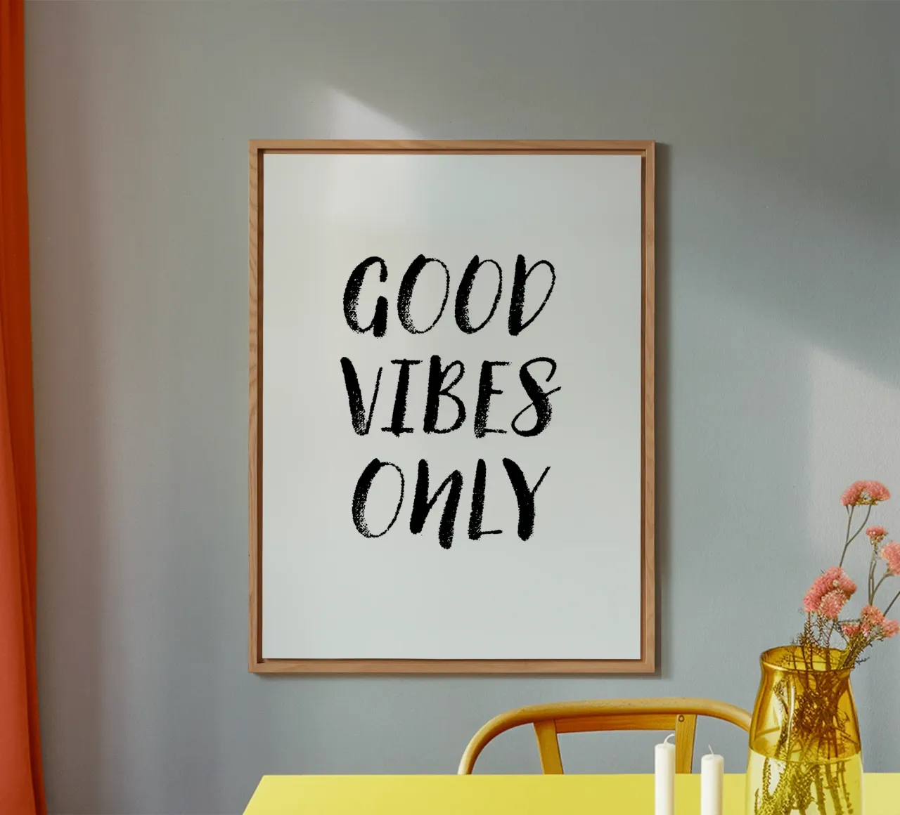 Good Vibes Only 1 alluminio dibond da The Type Club Tokyo