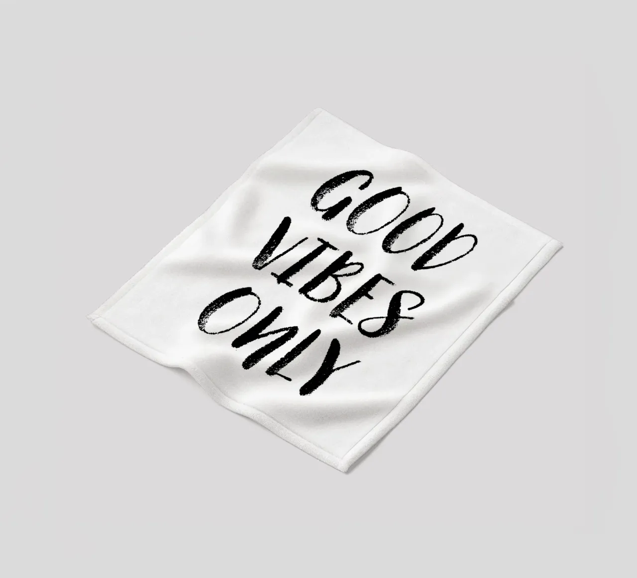 Good Vibes Only 1 coperta in pile da The Type Club Tokyo