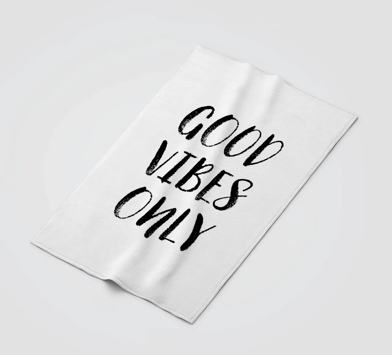 Good Vibes Only 1 coperta in pile da The Type Club Tokyo
