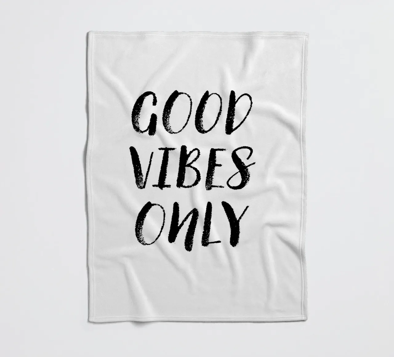 Good Vibes Only 1 coperta in pile da The Type Club Tokyo
