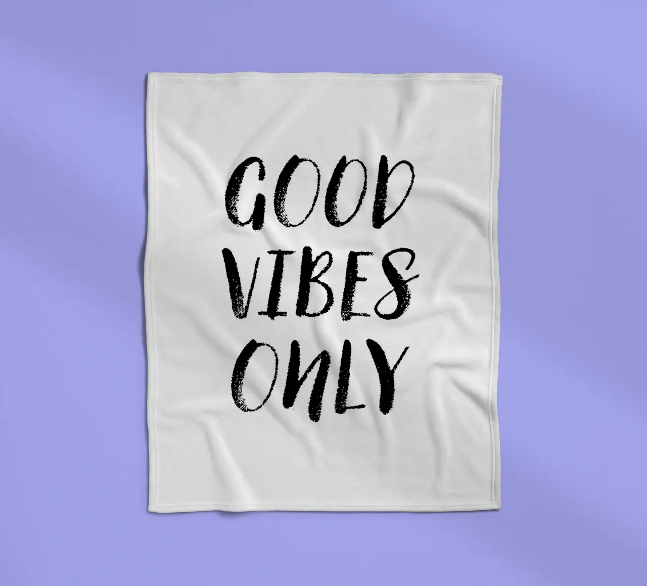 Good Vibes Only 1 coperta in pile da The Type Club Tokyo