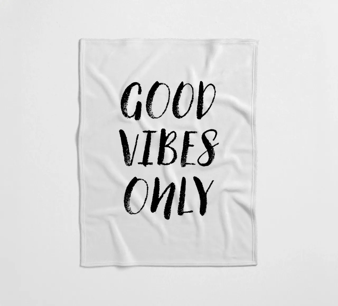 Good Vibes Only 1 coperta in pile da The Type Club Tokyo