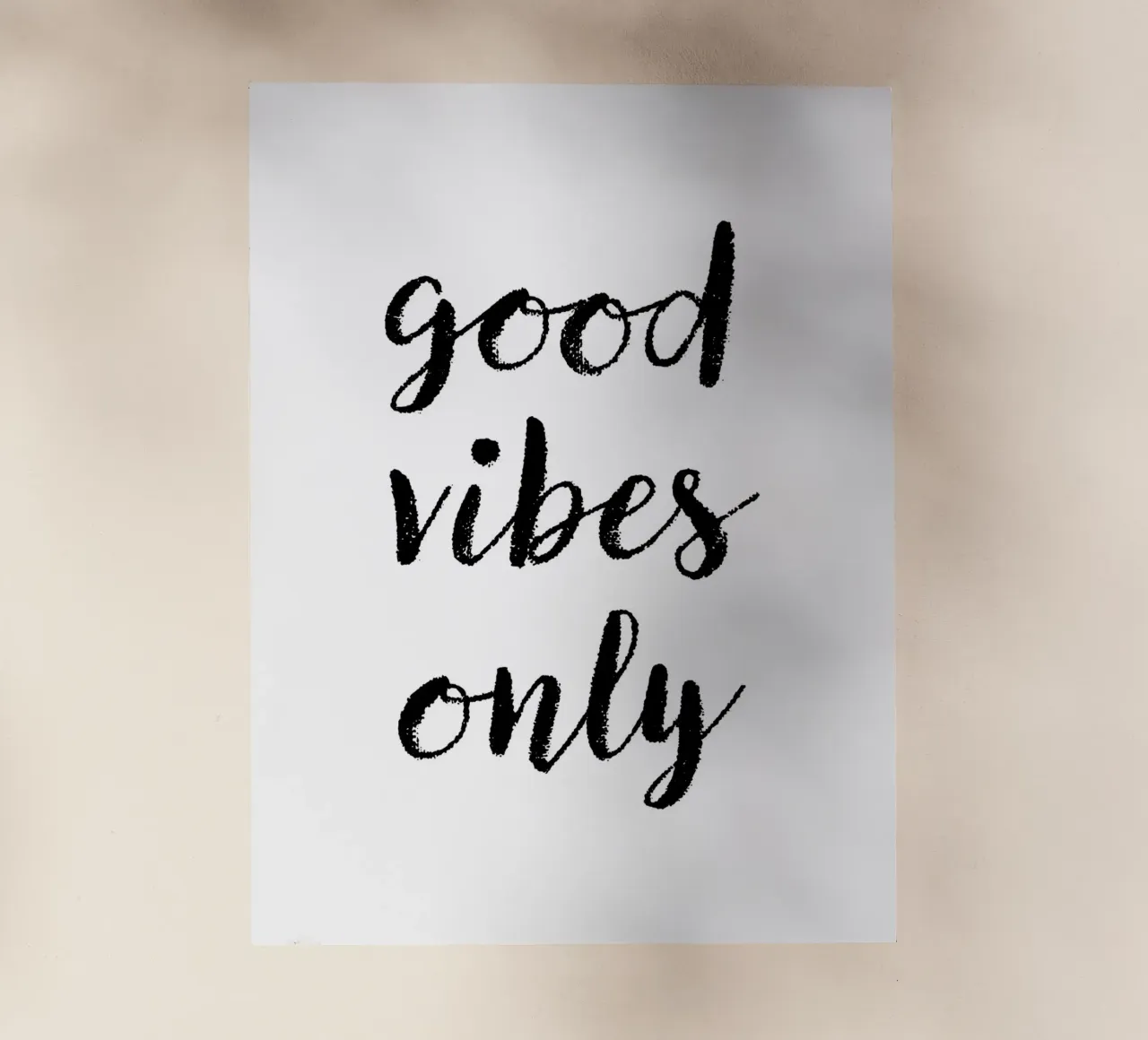Good Vibes Only 2 pellicola backlit da The Type Club Tokyo