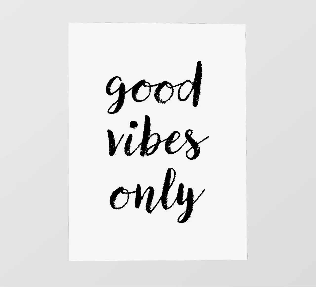 Good Vibes Only 2 telo in pvc da The Type Club Tokyo