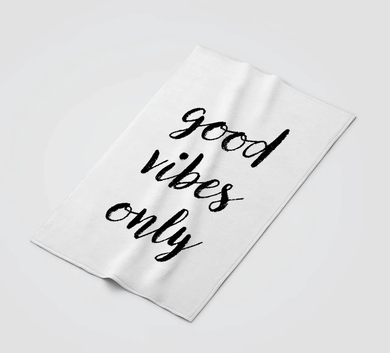 Good Vibes Only 2 coperta in pile da The Type Club Tokyo