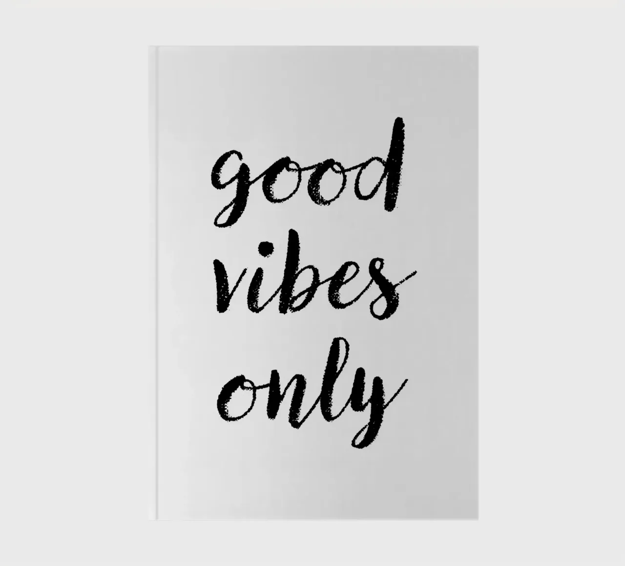 Good Vibes Only 2 notebook by The Type Club Tokyo