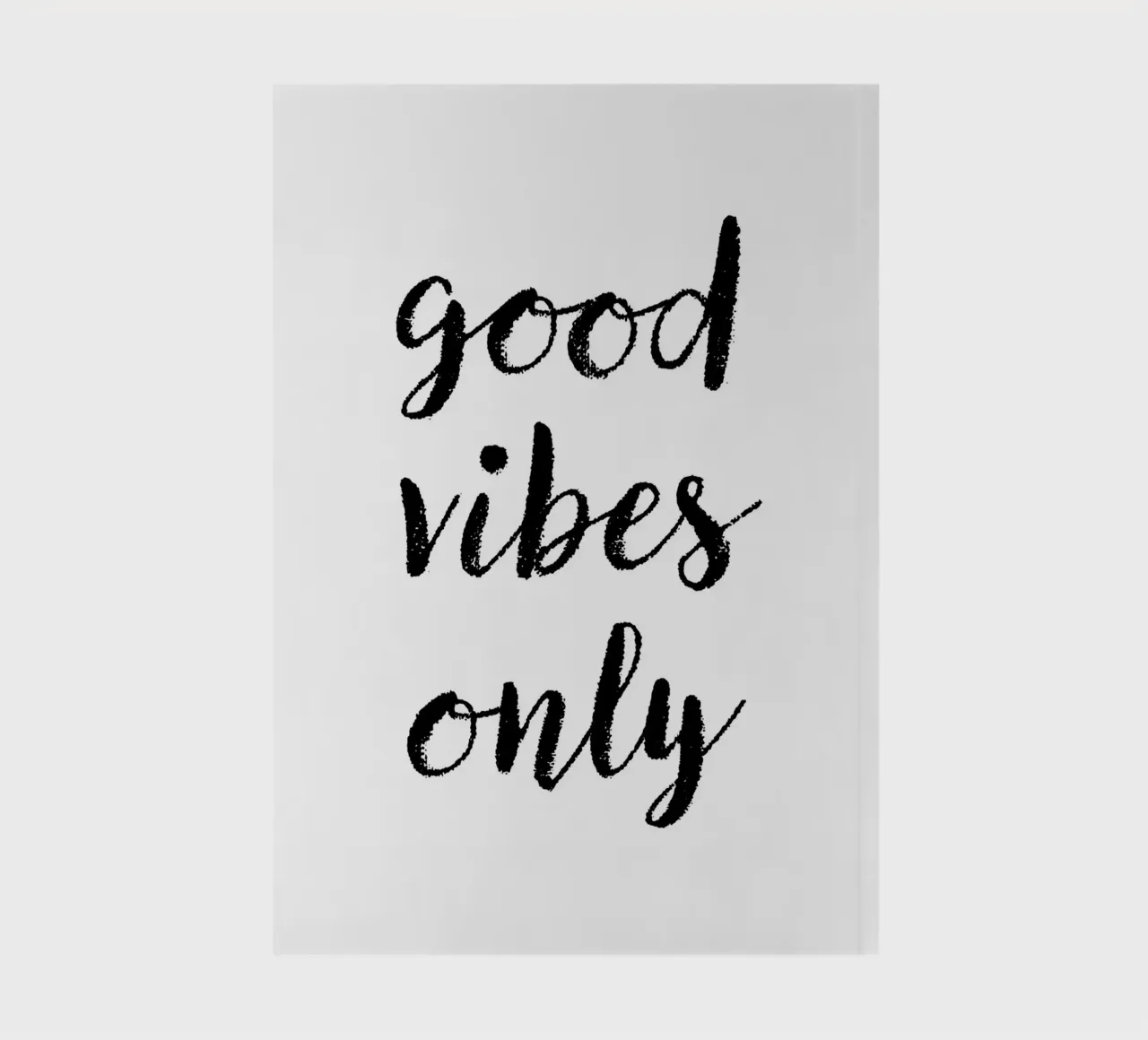 Good Vibes Only 2 notebook by The Type Club Tokyo