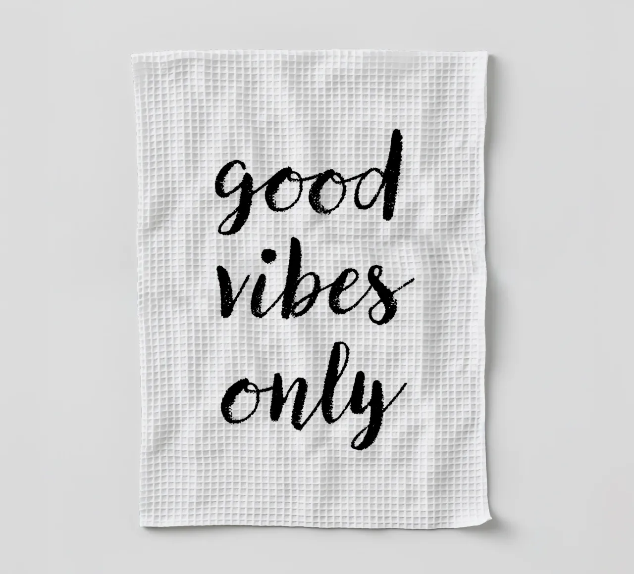 Good Vibes Only 2 torchon de The Type Club Tokyo