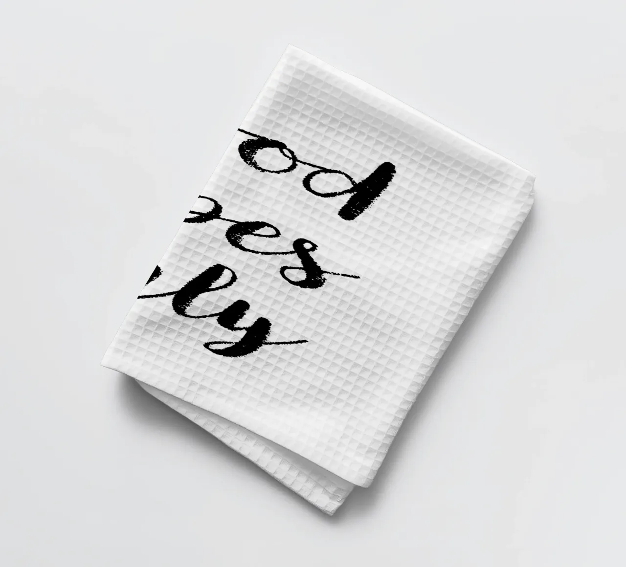 Good Vibes Only 2 torchon de The Type Club Tokyo