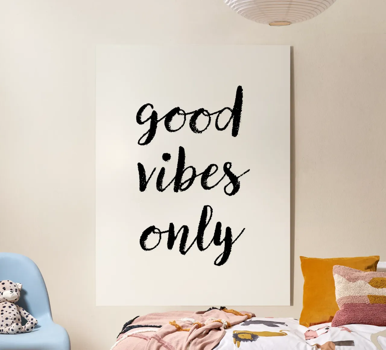 Good Vibes Only 2 plexiglass da The Type Club Tokyo