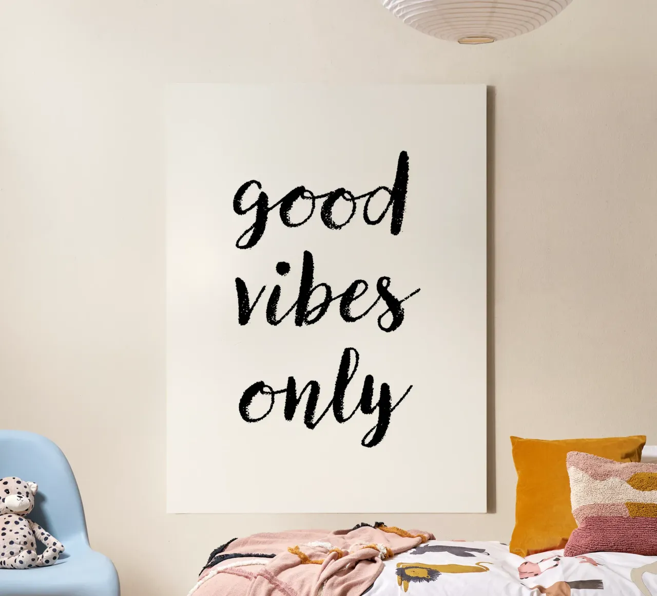 Good Vibes Only 2 tela con Cornice a cassetta da The Type Club Tokyo