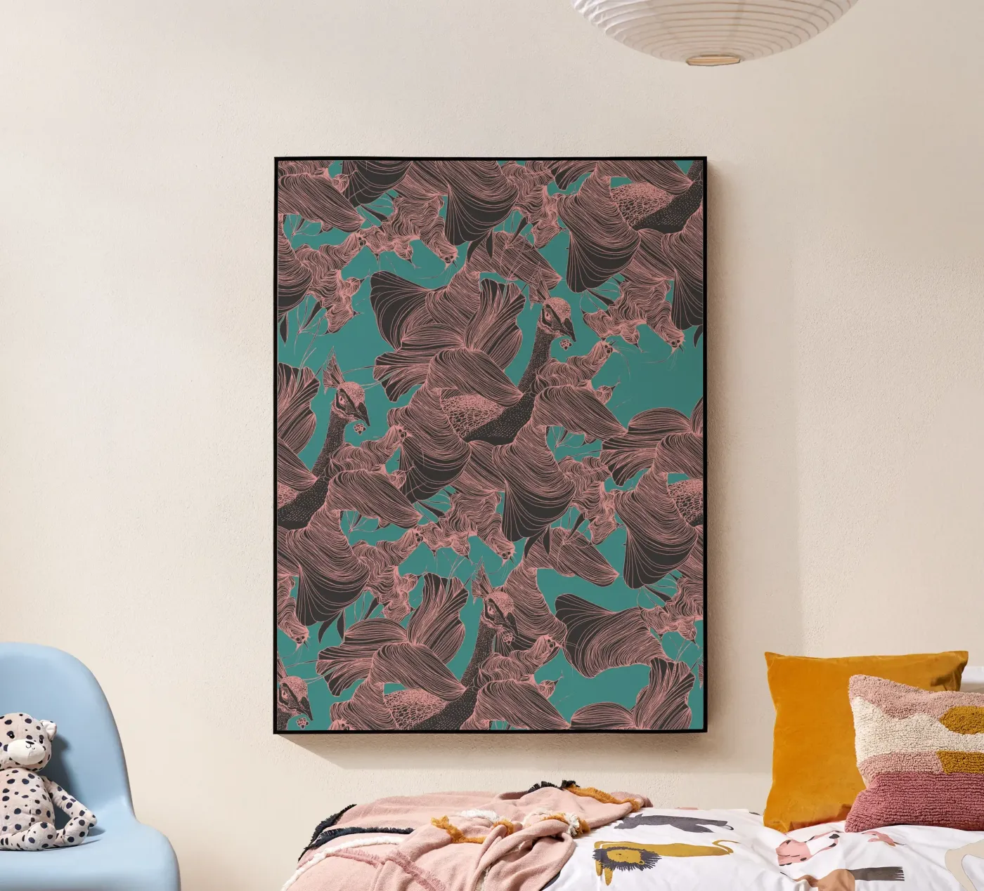 pavone pink plexiglass da Giulio Iurissevich