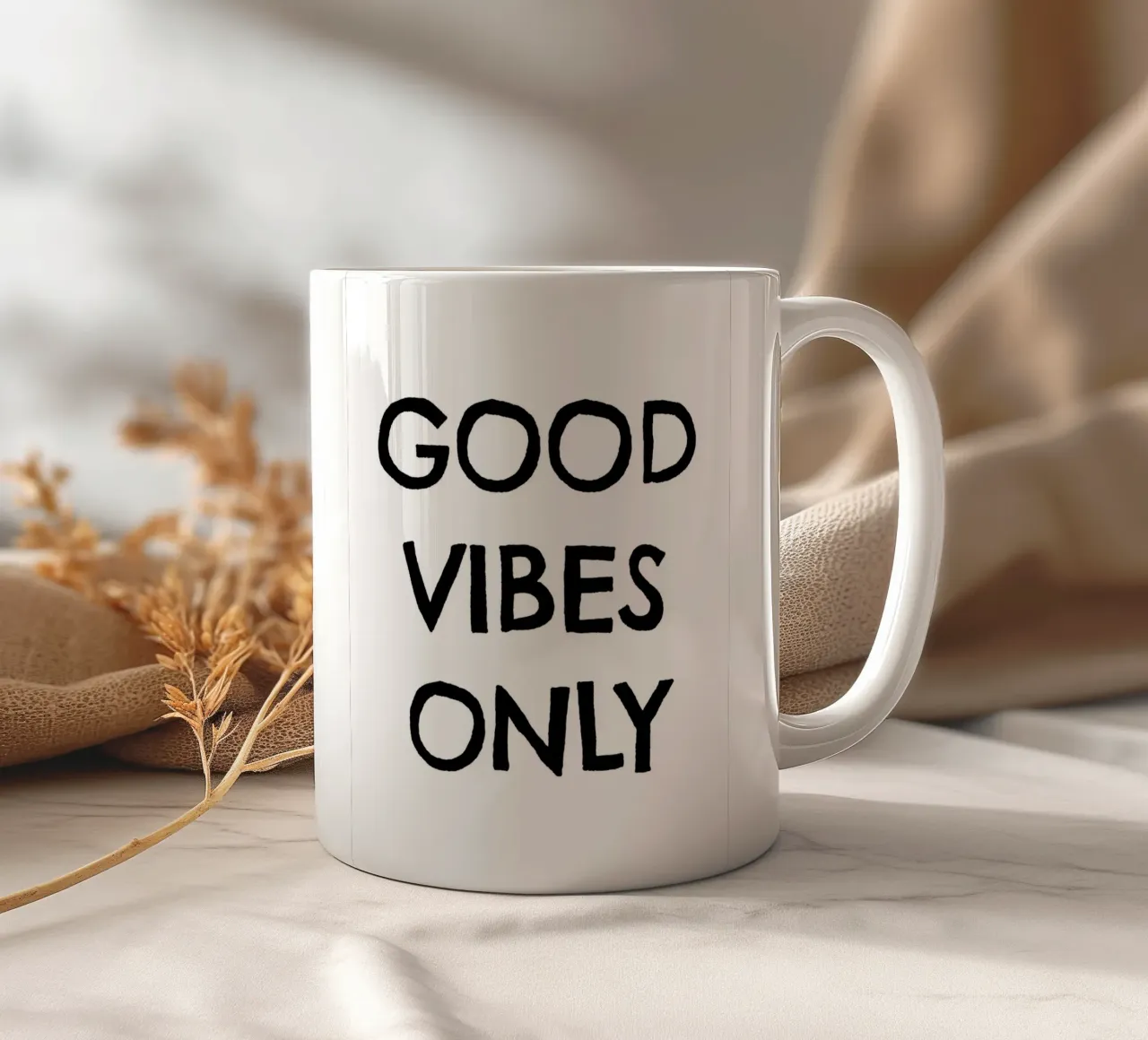 Good Vibes Only 3 tazza in ceramica da The Type Club Tokyo