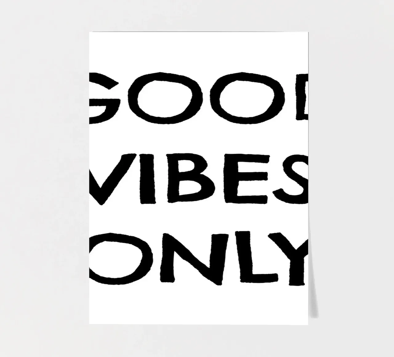 Good Vibes Only 3 foglio adesivo da The Type Club Tokyo