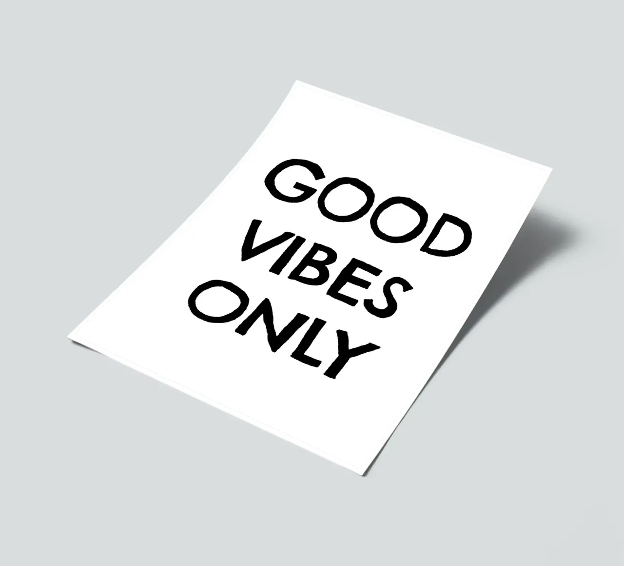 Good Vibes Only 3 foglio adesivo da The Type Club Tokyo