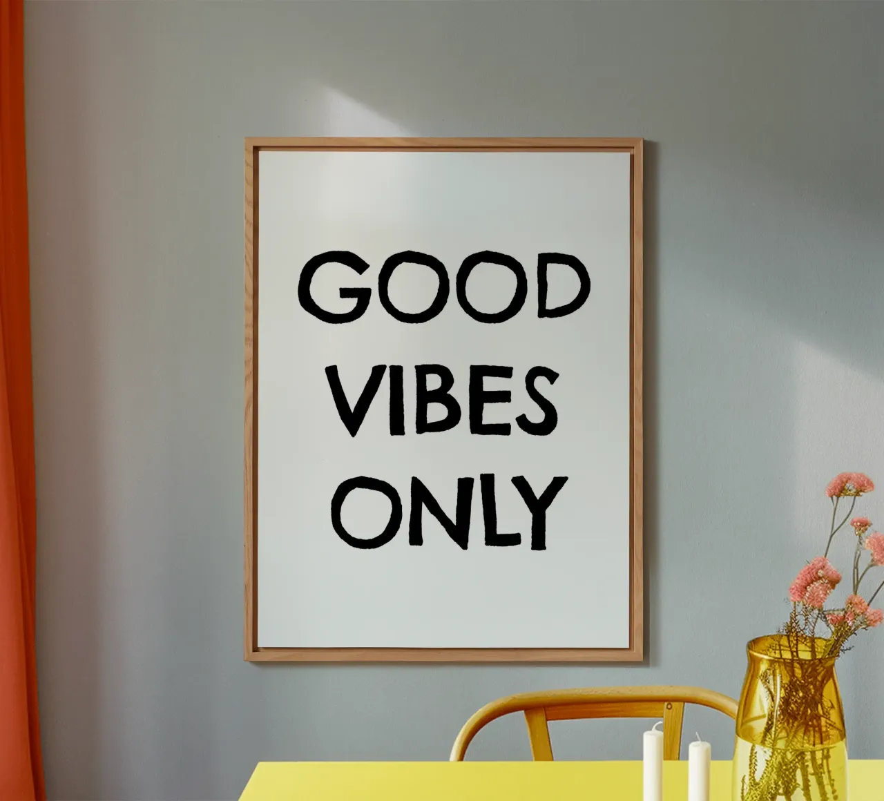 Good Vibes Only 3 alluminio dibond da The Type Club Tokyo