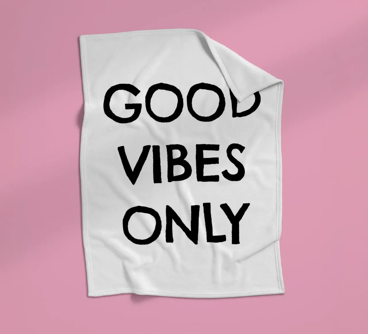 Good Vibes Only 3 coperta in pile da The Type Club Tokyo