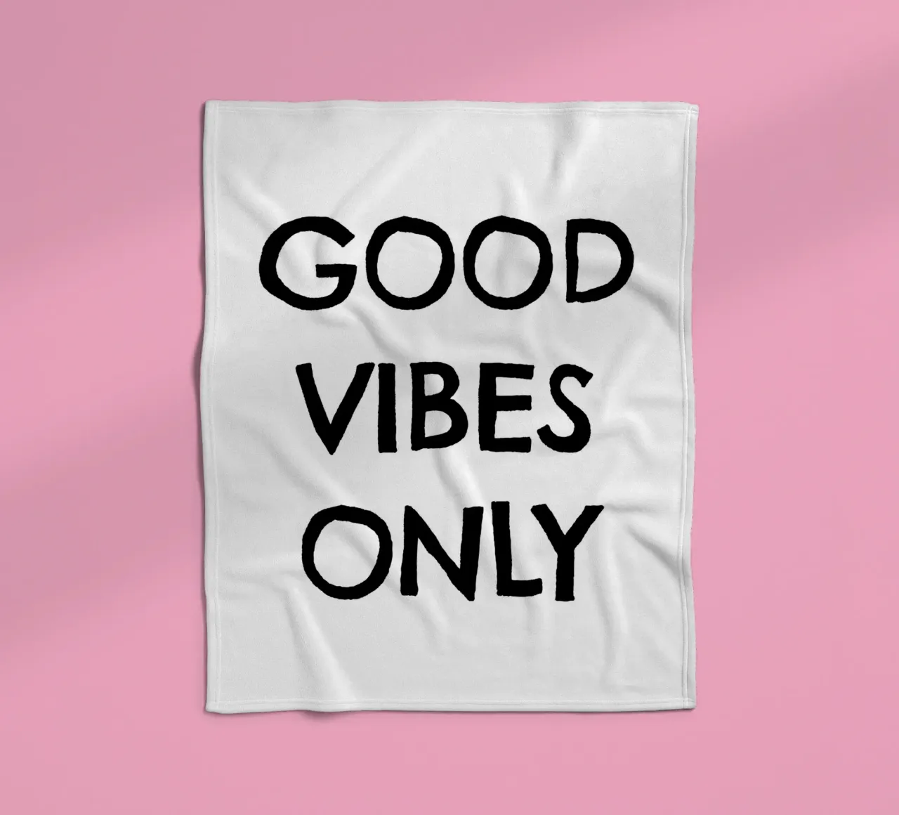 Good Vibes Only 3 coperta in pile da The Type Club Tokyo