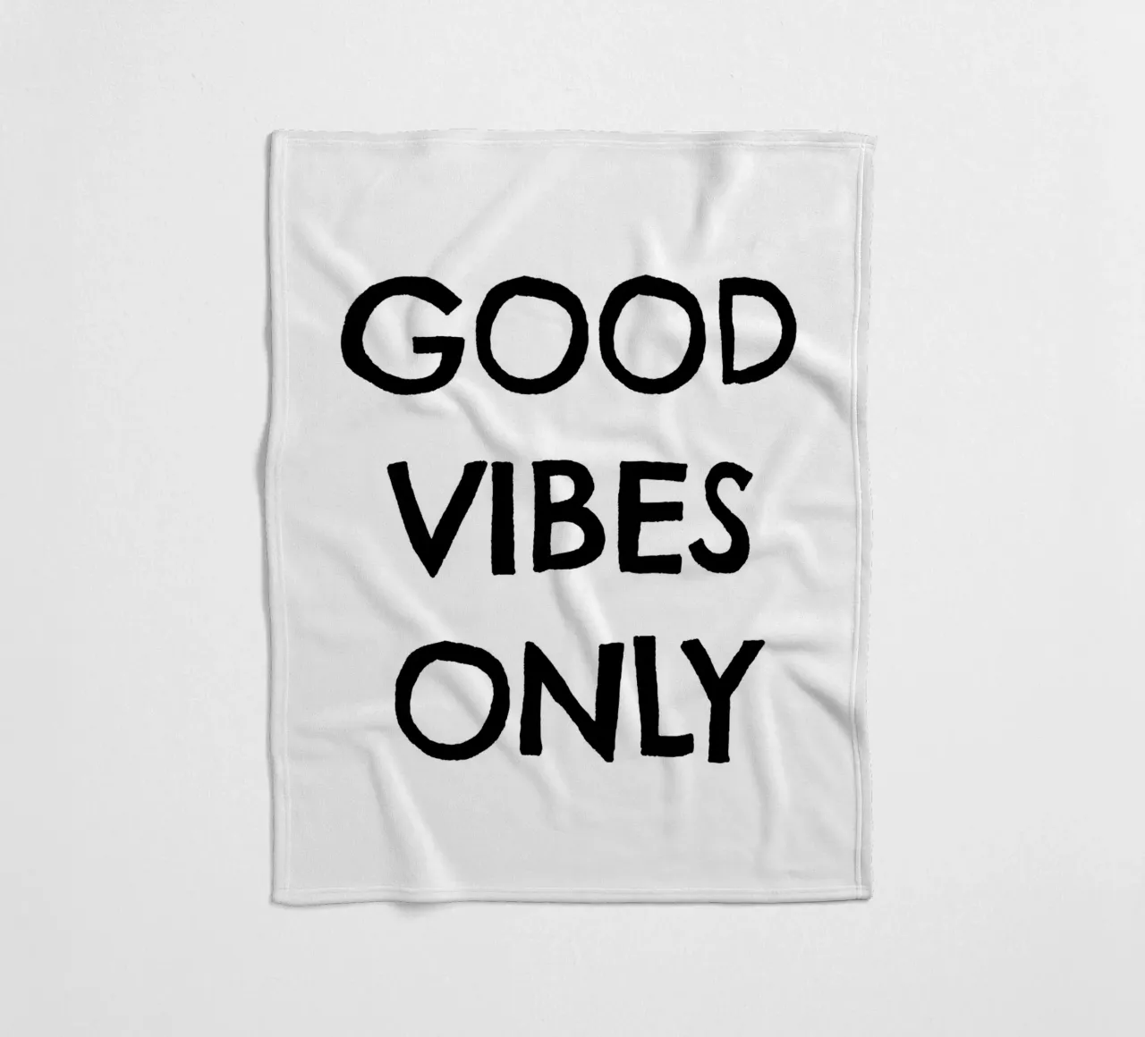Good Vibes Only 3 coperta in pile da The Type Club Tokyo