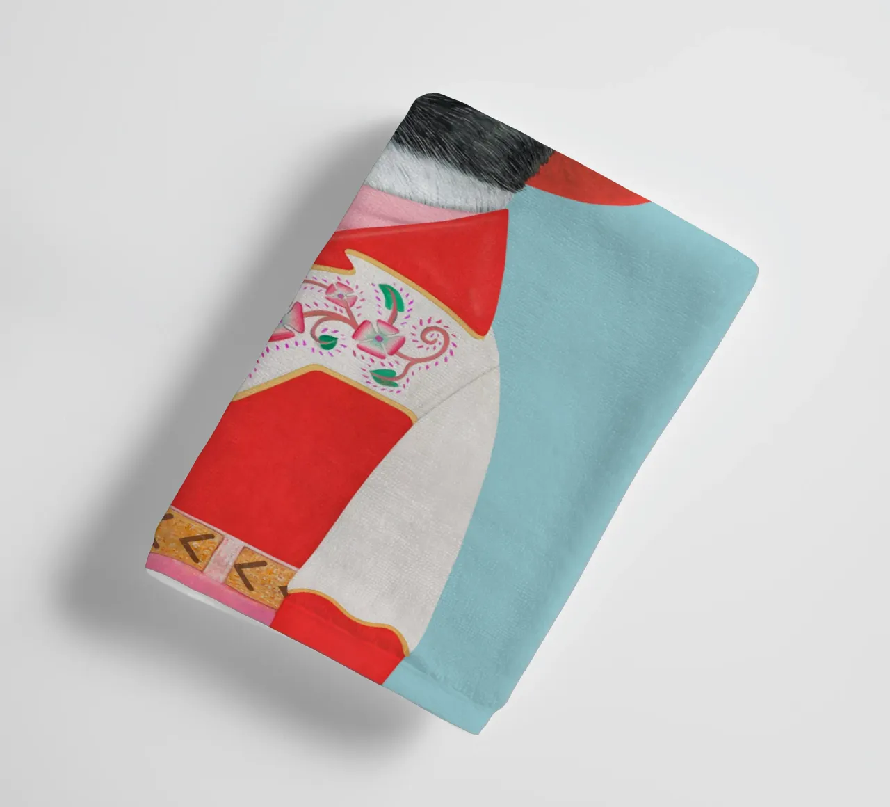 Cowboy Cat - Tuxedo Cat towel by Animal Crew
