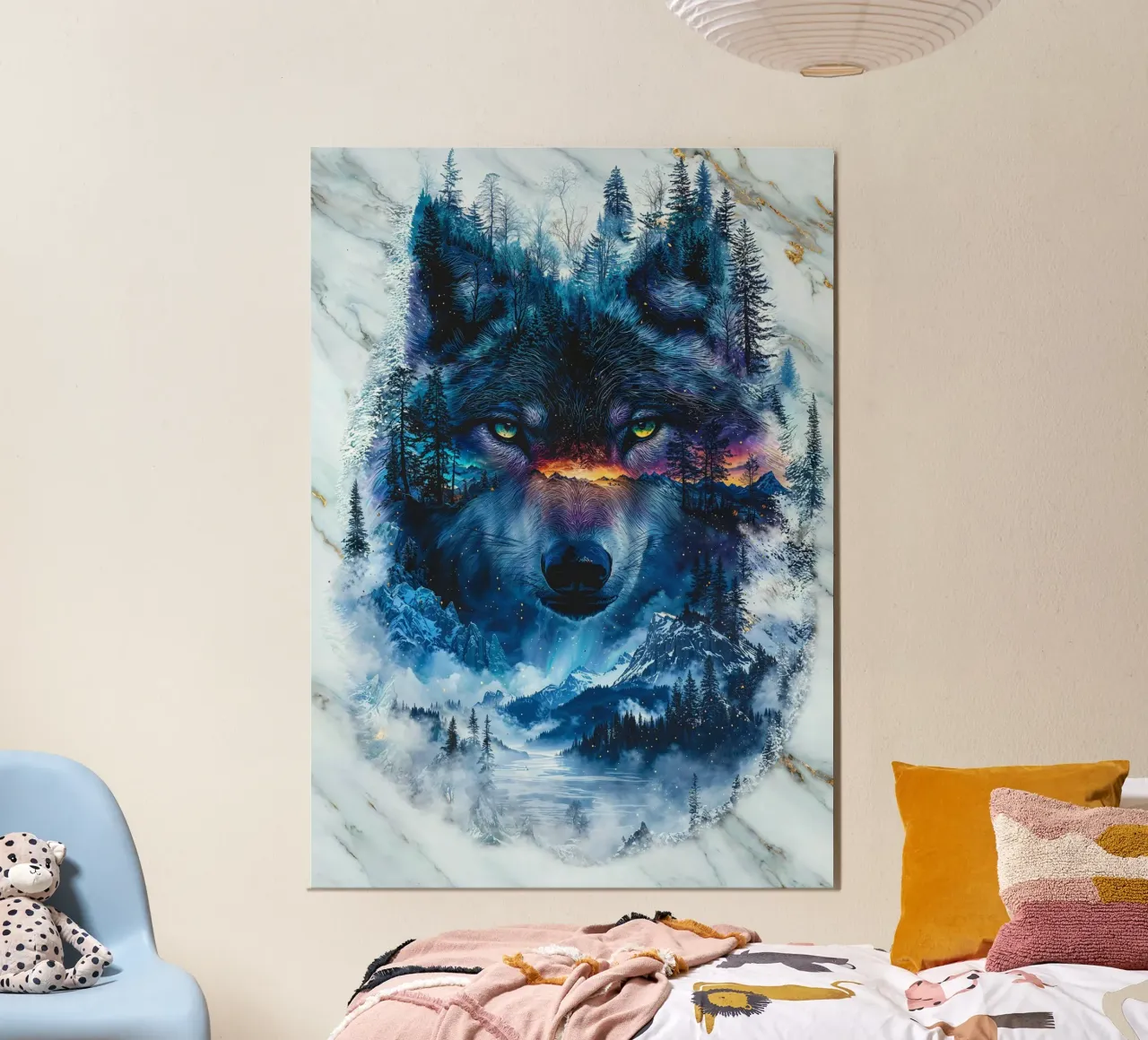 Aurora's Wolf poster da Pixaverse