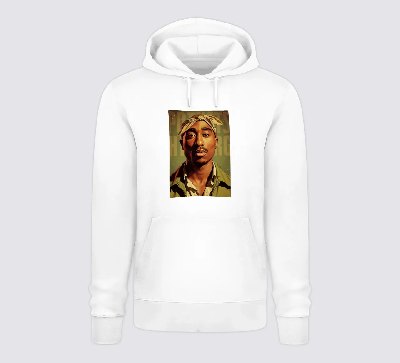 Tupac Shakur vintage #2 felpa con cappuccio da Lembayung art