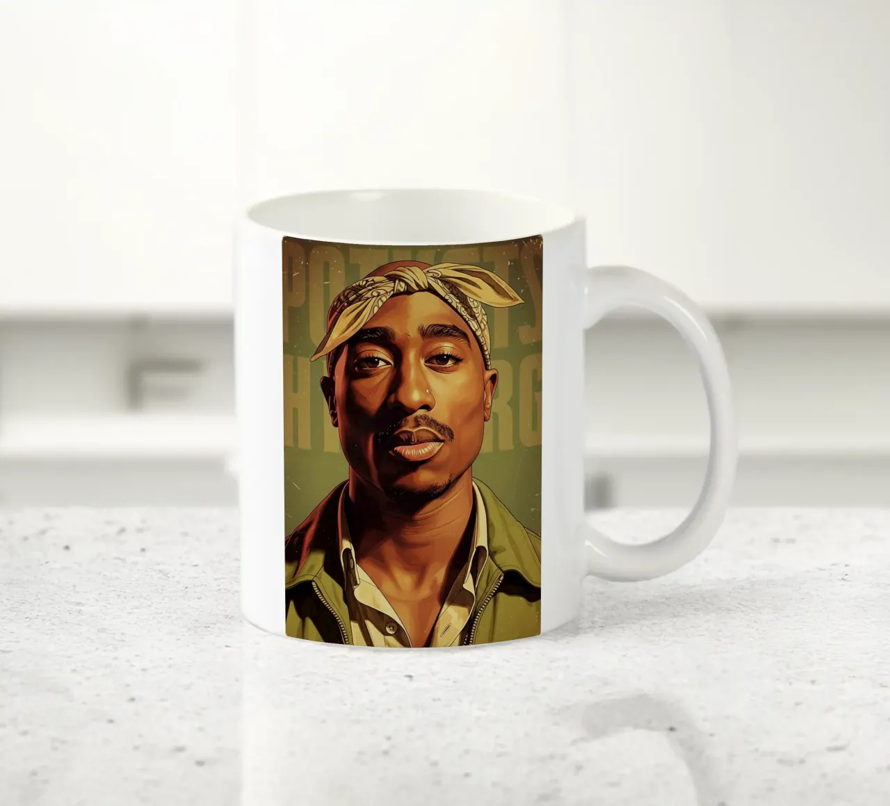 Tupac Shakur vintage #2 tazza in ceramica da Lembayung art