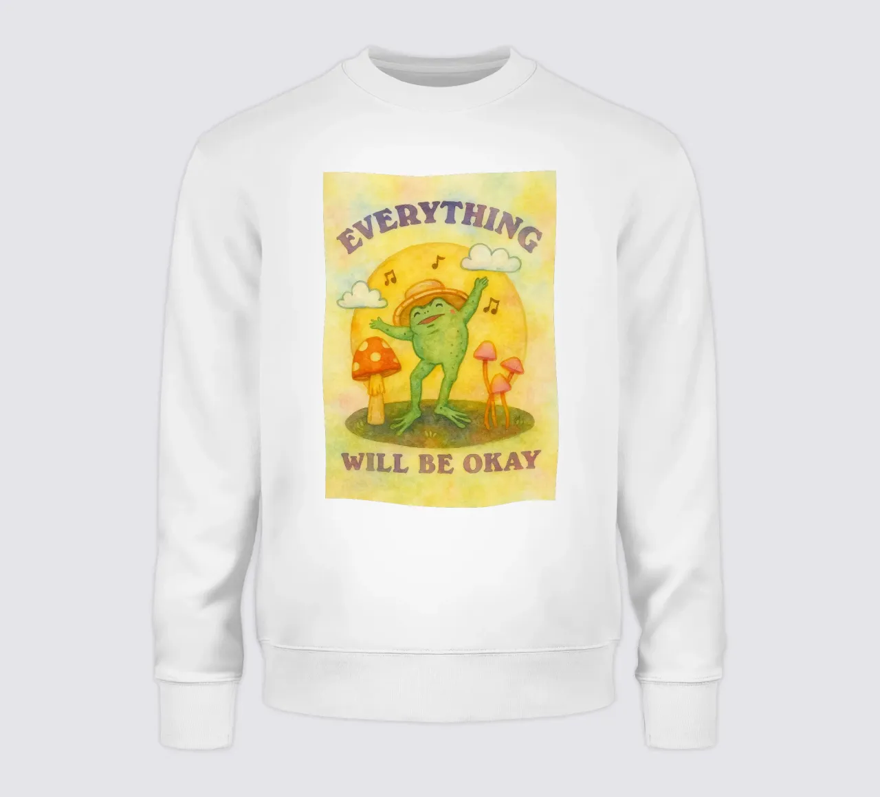 tutto andrà bene felpa da muhidines