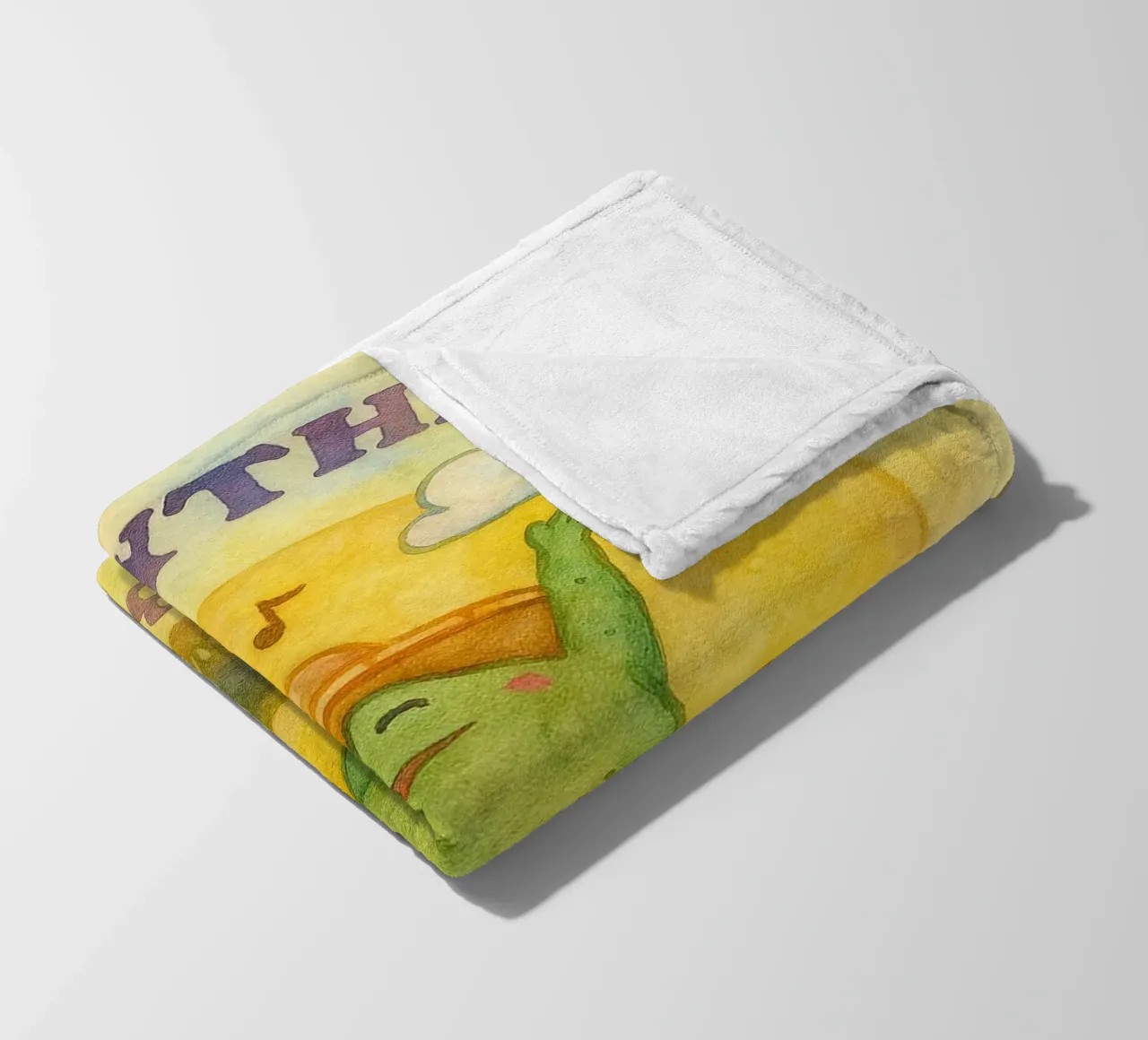tutto andrà bene coperta in pile da muhidines