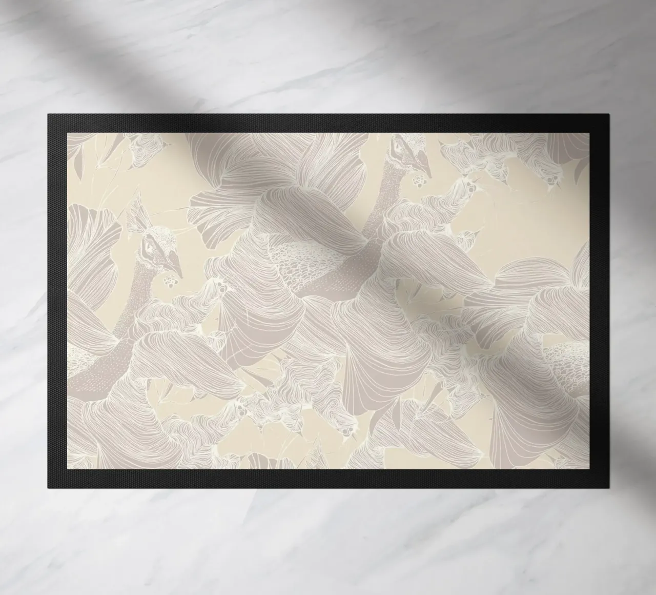 pavone ghost doormat by Giulio Iurissevich