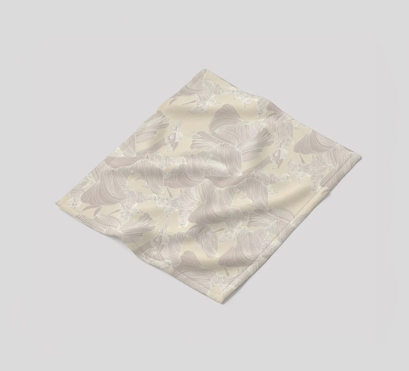 pavone fantasma coperta in pile da Giulio Iurissevich