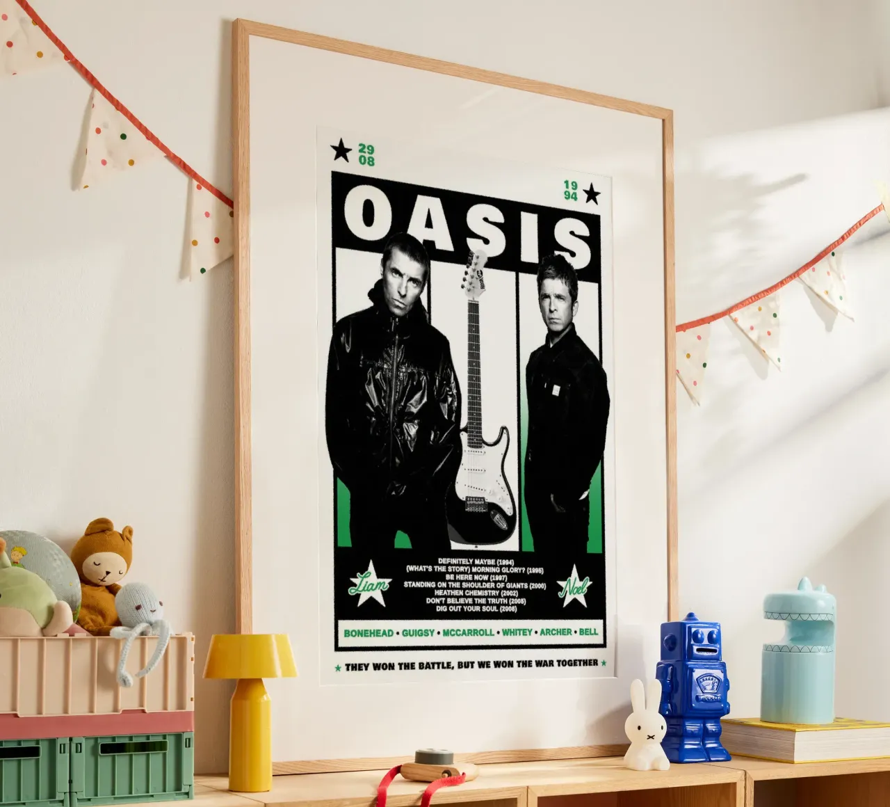 Orizzonti d'oro attendono i viaggiatori poster con telaio in legno da rendikeep