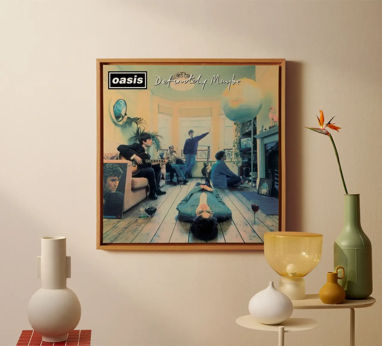 Timeless Caravan Of Hope canvas with Floater frame by rendikeep