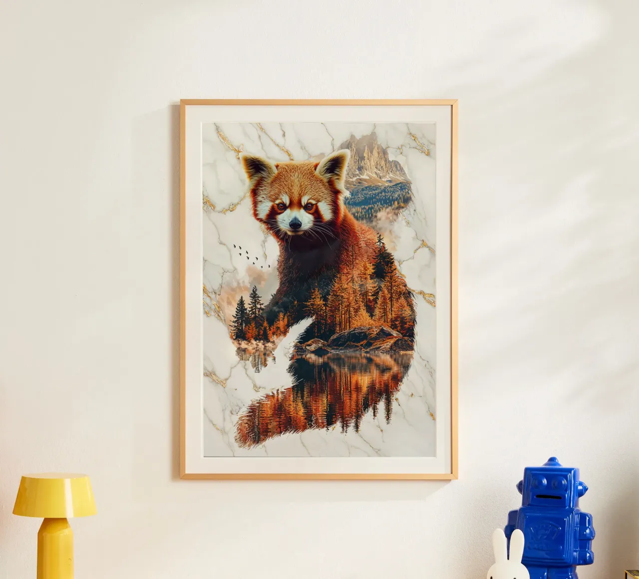 Cunning Spirit of the Amber Forest poster by Pixaverse