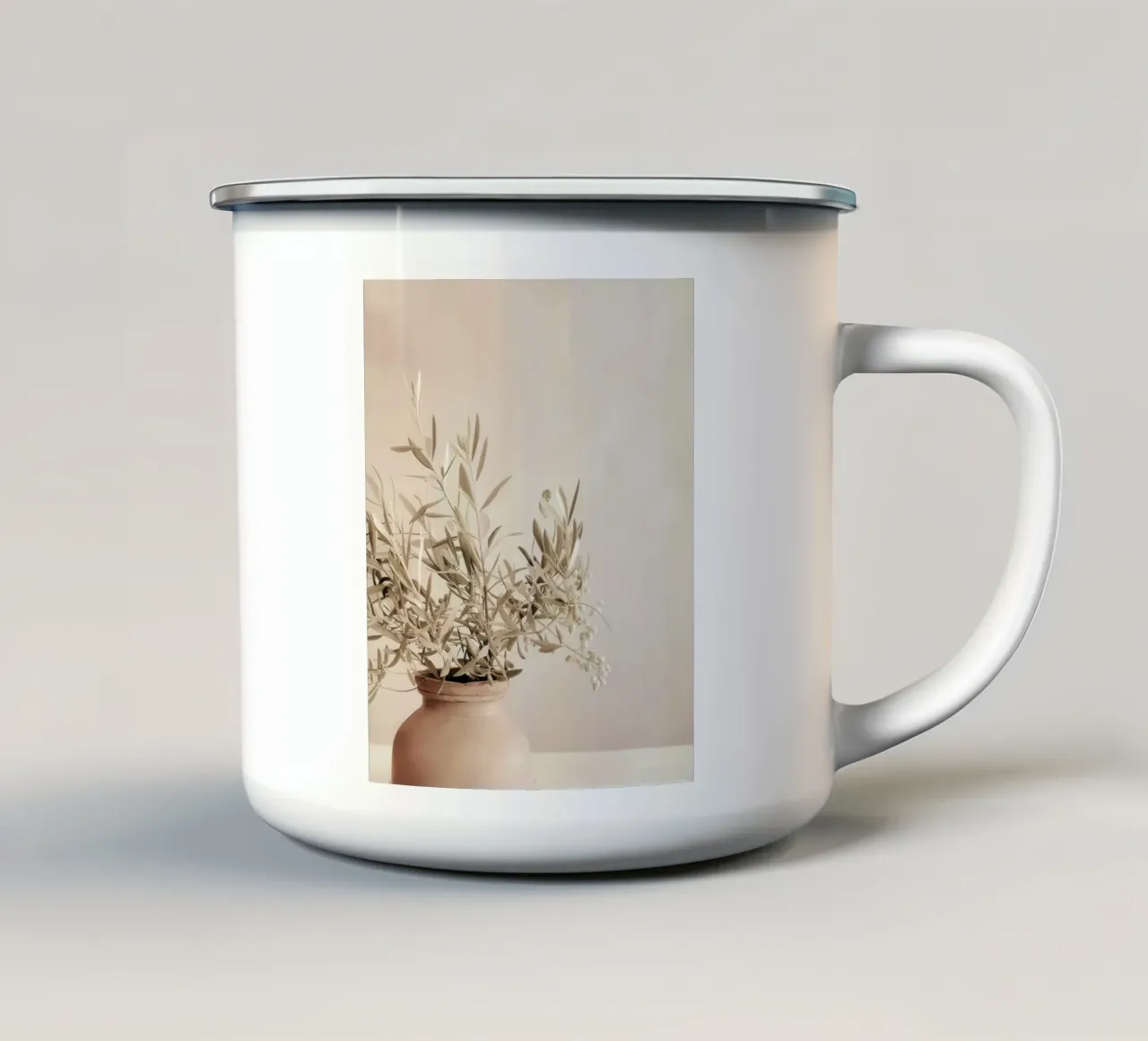 Olive morbide tazza in smalto da A.Lens
