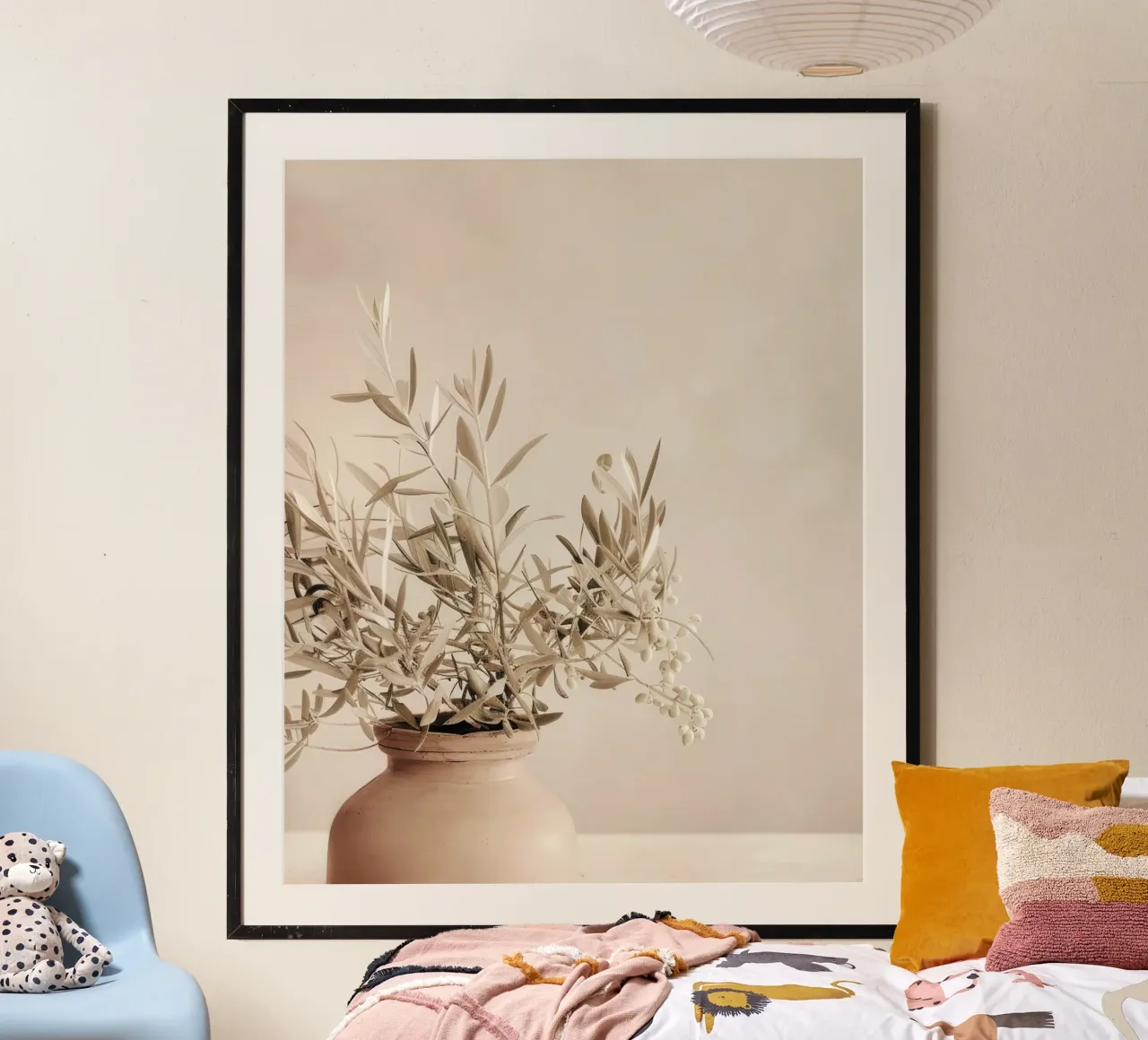 Olive morbide poster con telaio in alluminio da A.Lens
