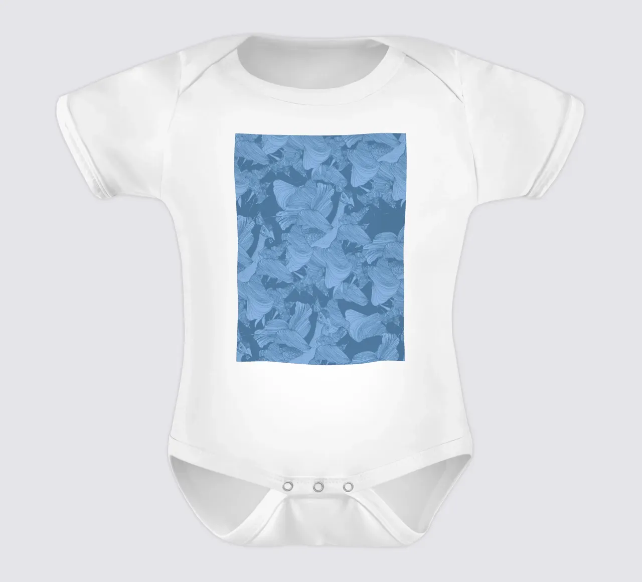 pavone blu body de bebé de Giulio Iurissevich