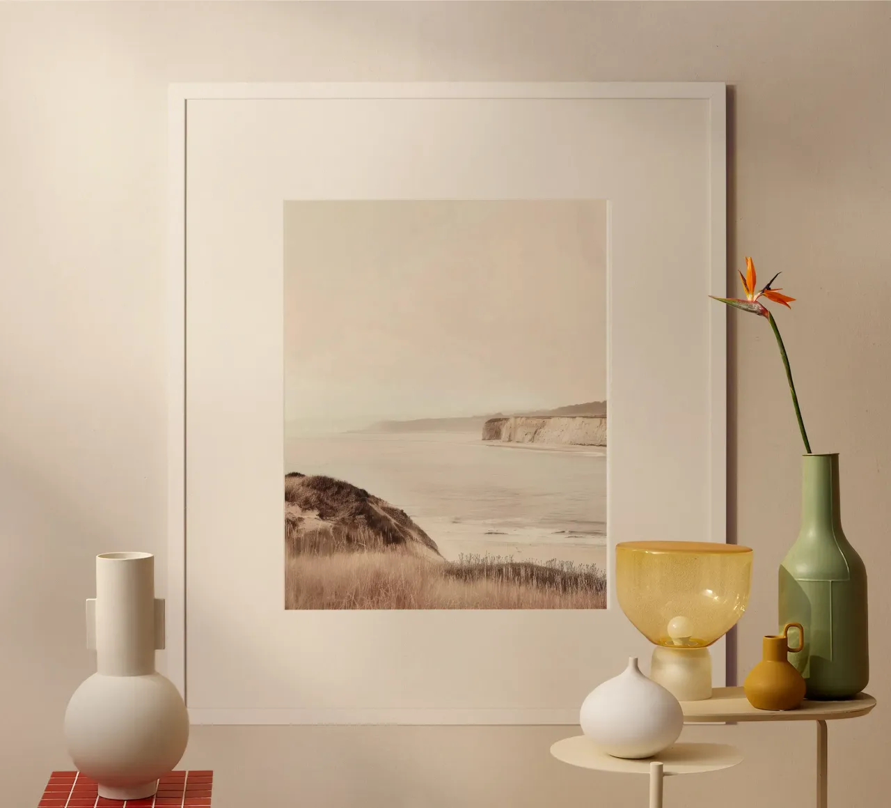 Orizzonte beige poster da A.Lens