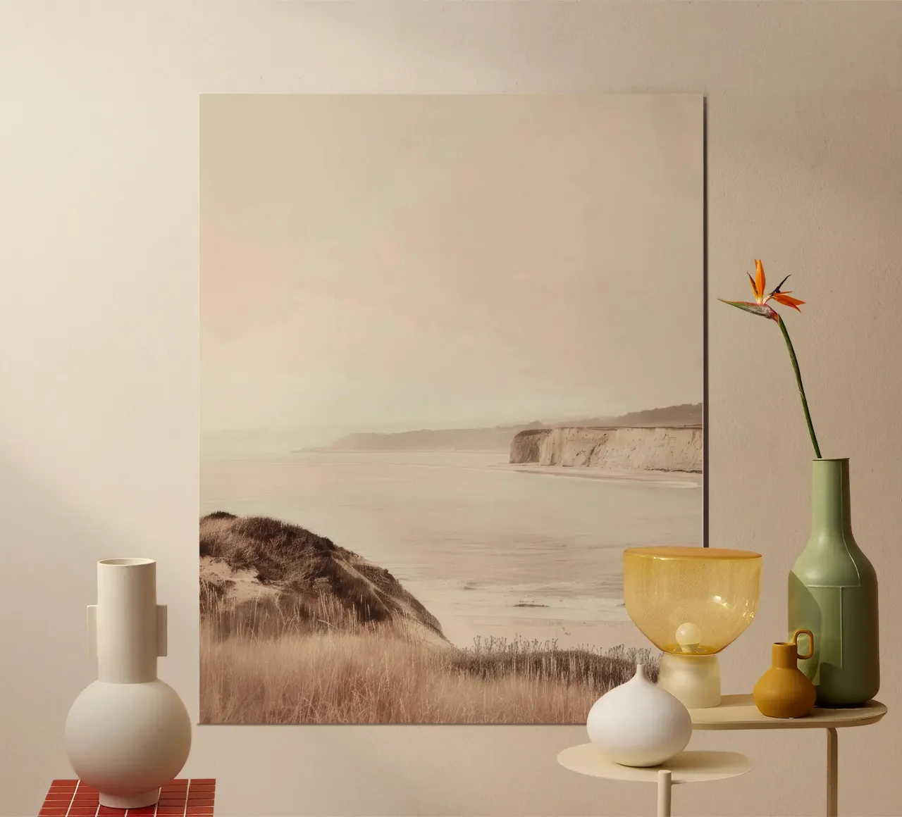 Orizzonte beige poster da A.Lens