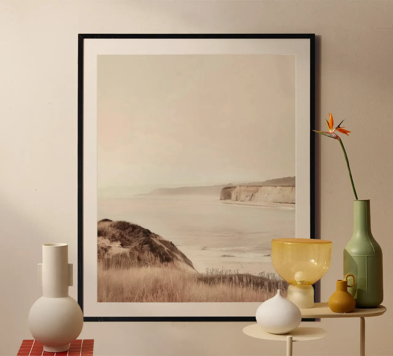 Orizzonte beige poster da A.Lens
