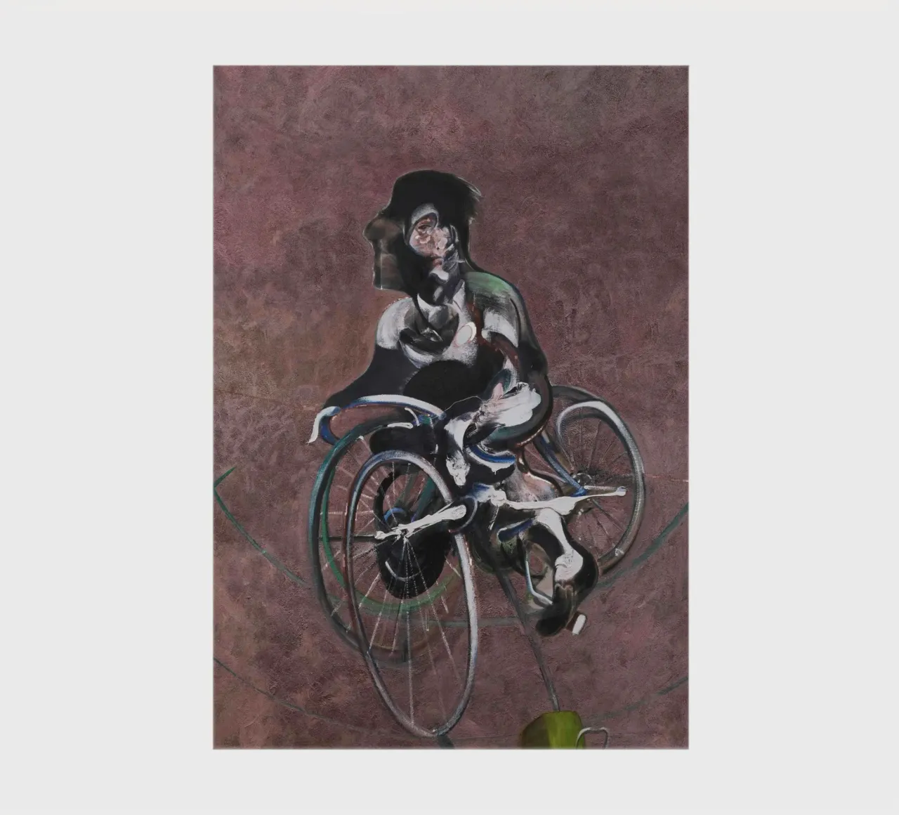 Portriat of George Dyer Riding a Bicycle master notebook by Collins Shop
