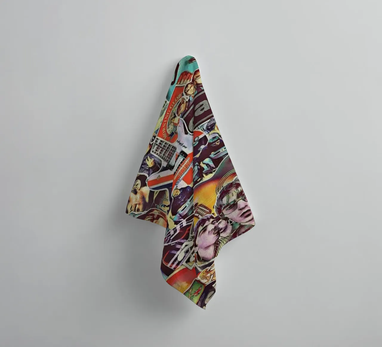 Palms Sway In Silence towel by rendikeep