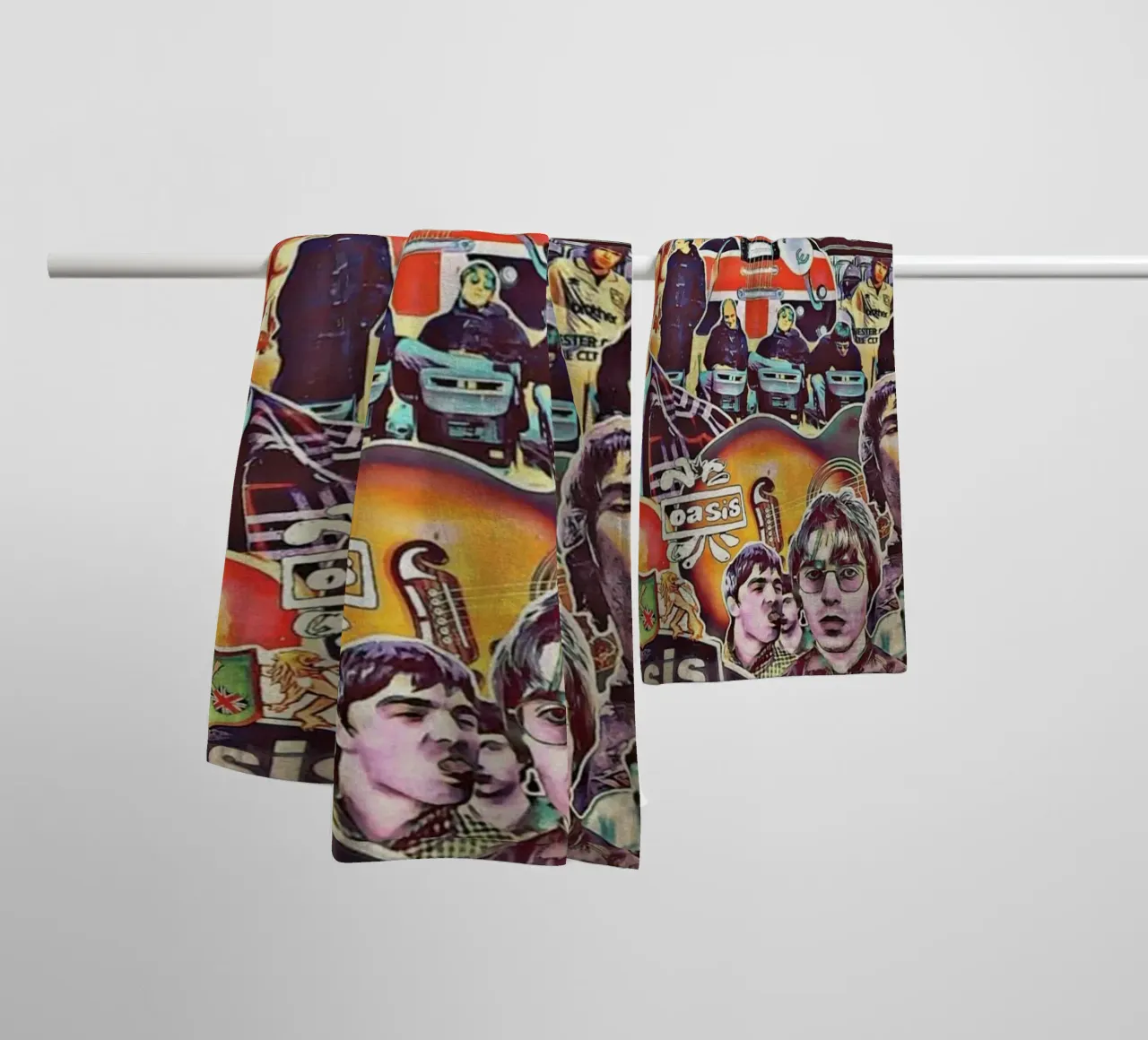 Palms Sway In Silence towel by rendikeep