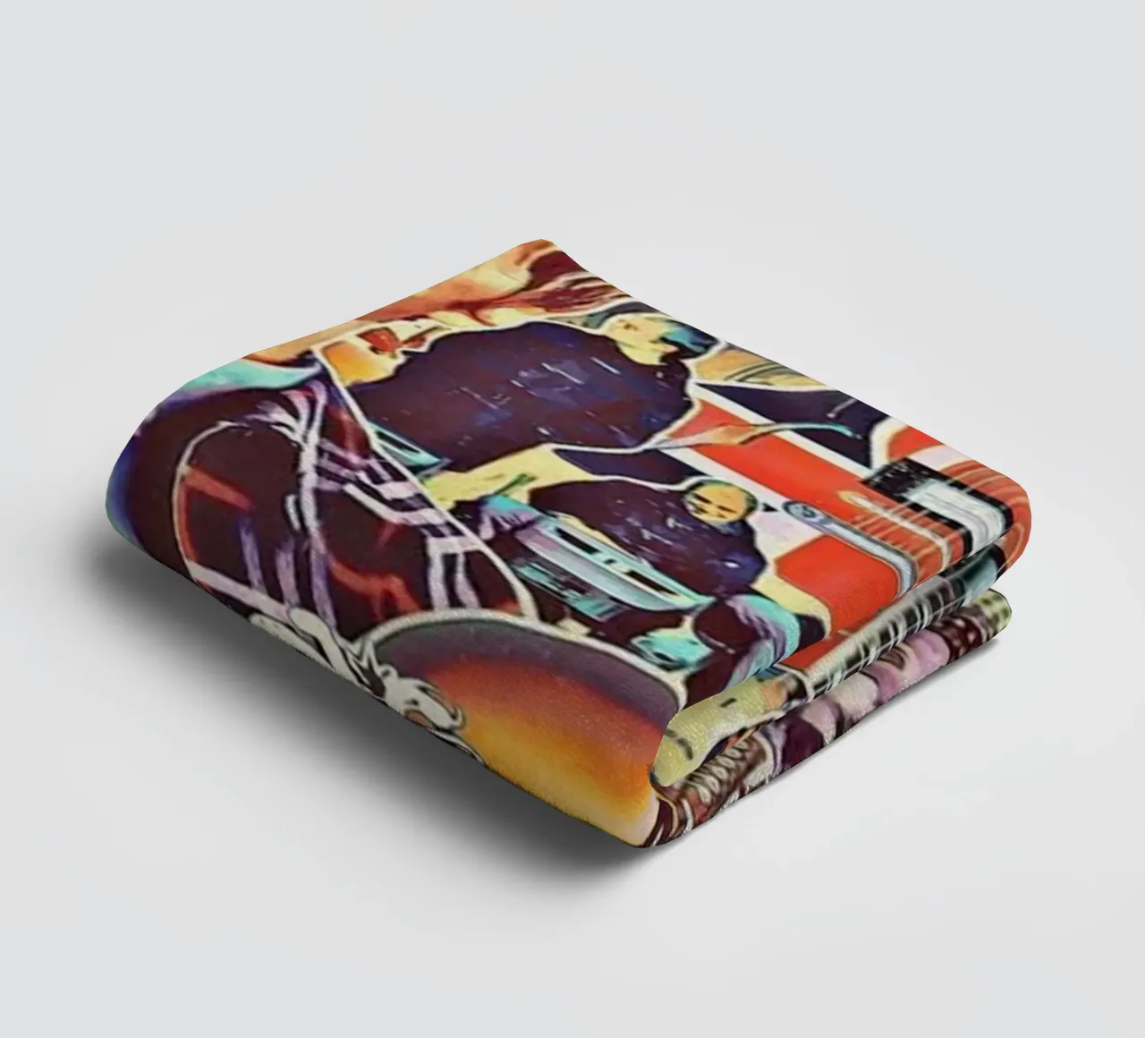 Palms Sway In Silence towel by rendikeep