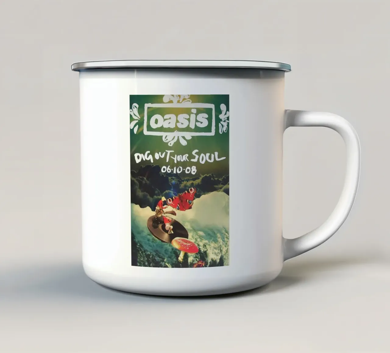 La speranza trovata oltre le dune tazza in smalto da rendikeep
