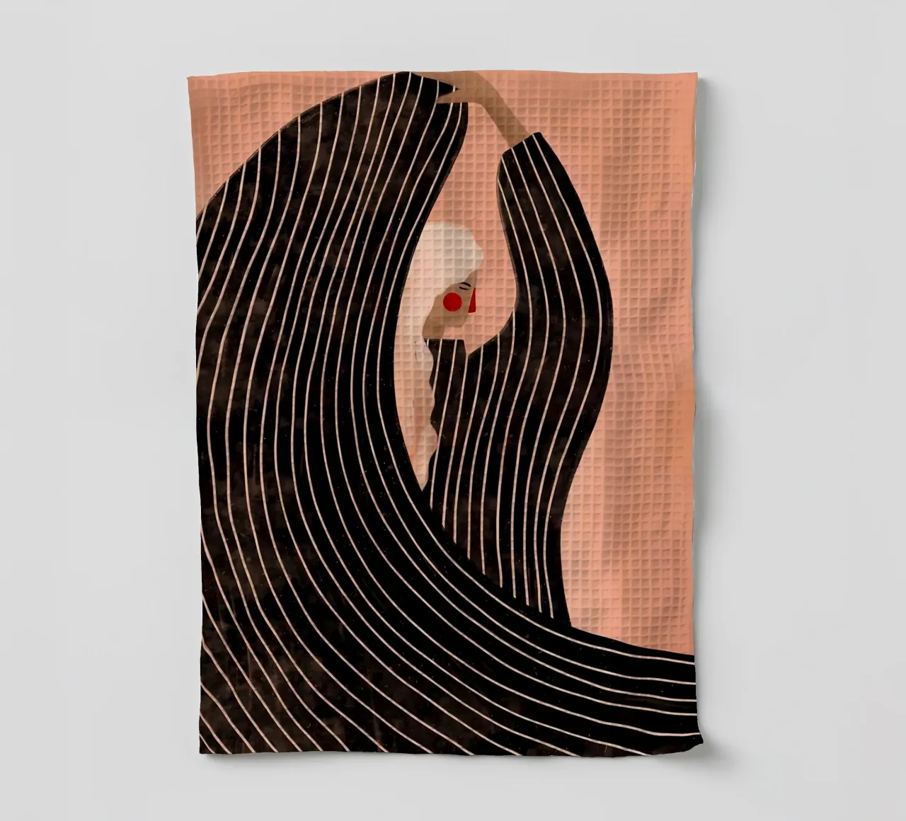 robe longue à rayures torchon de Louis Butler