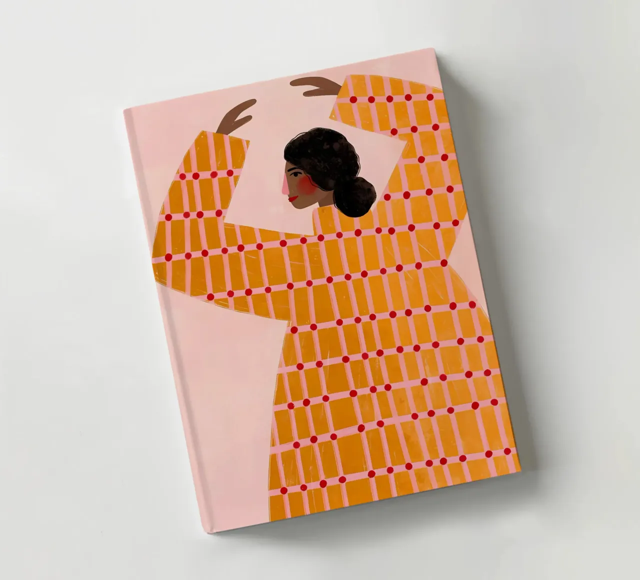 geometric pattern grid notebook by Louis Butler
