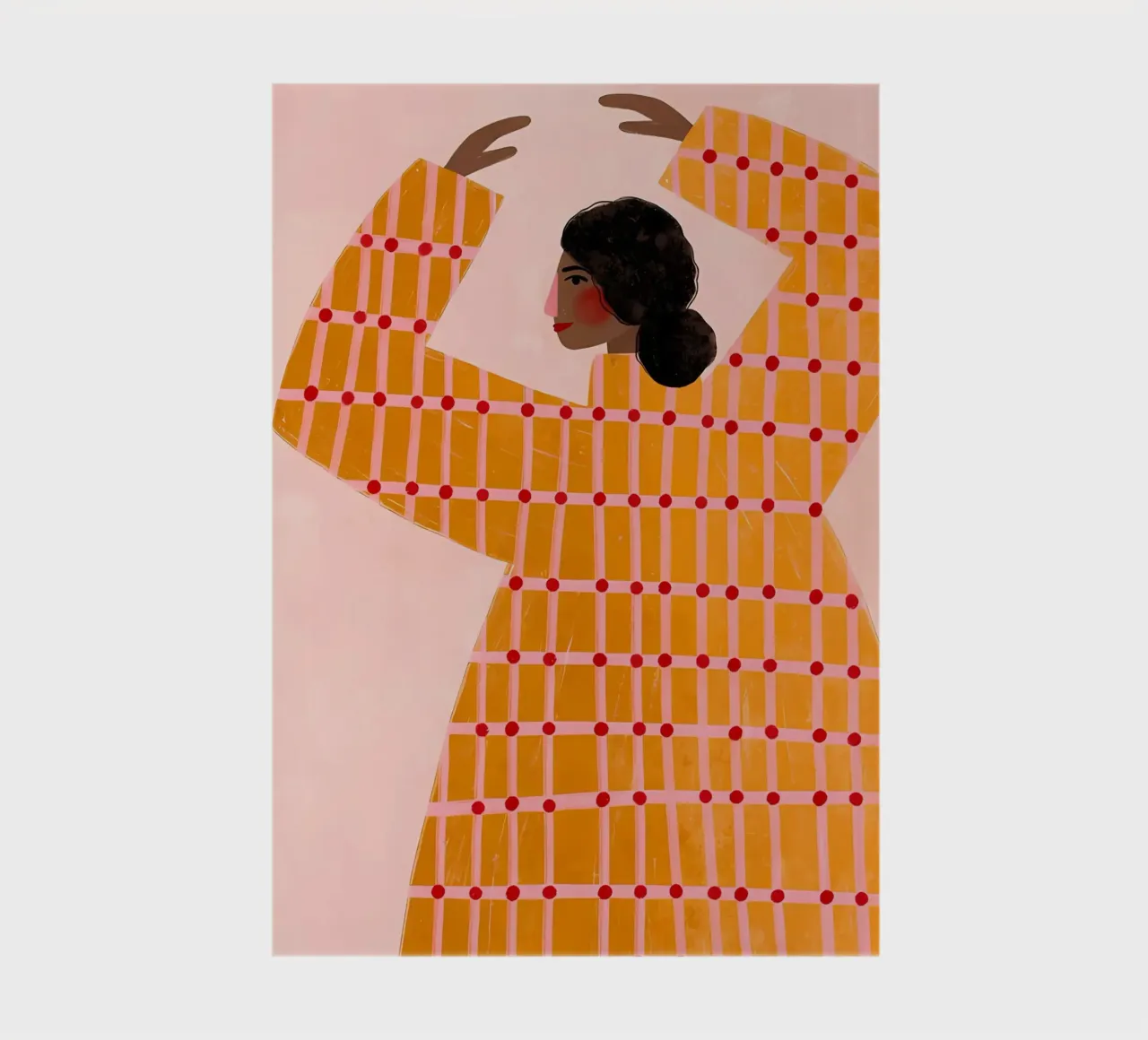 geometric pattern grid notebook by Louis Butler