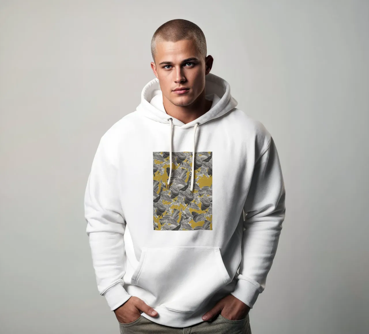 pavos reales oro sudadera con capucha de Giulio Iurissevich